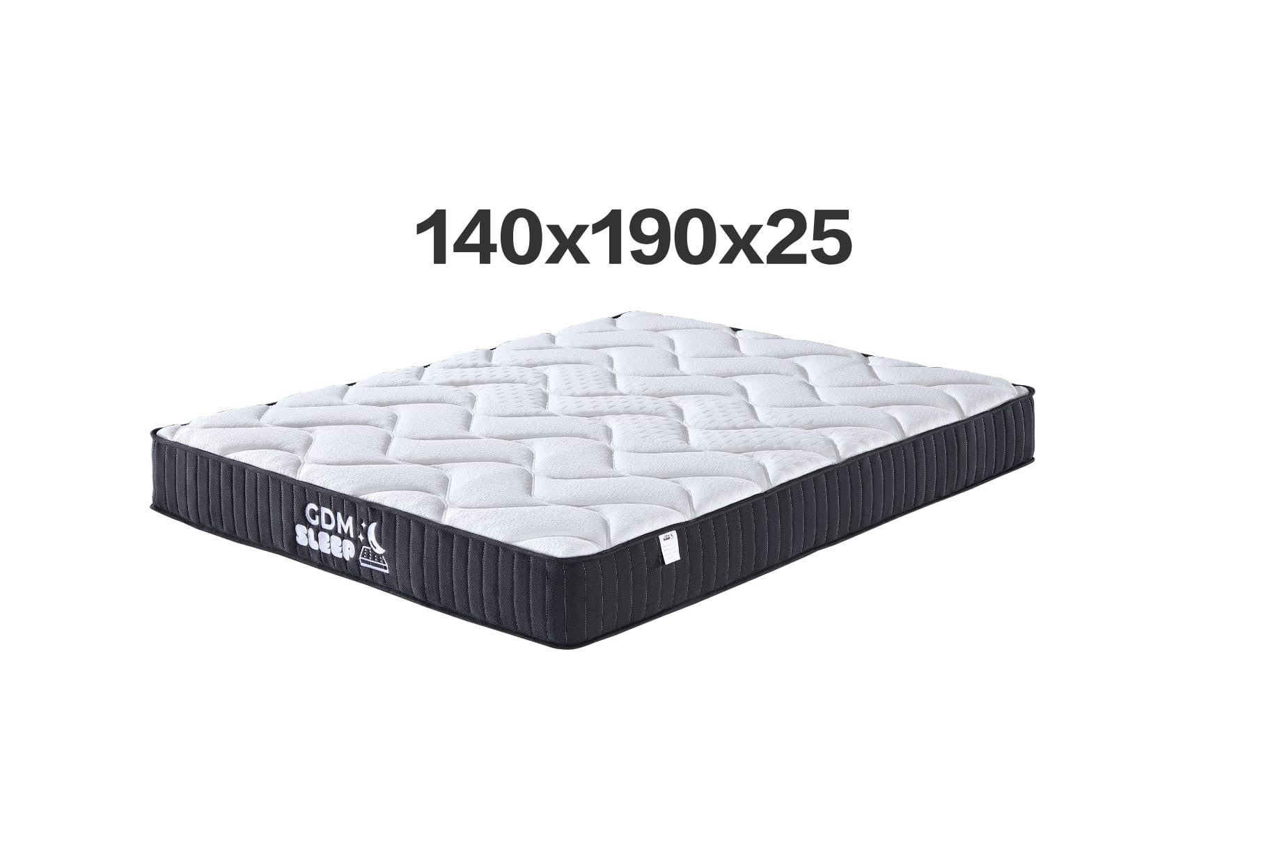 matelas Mira ressorts ensachés pour sommeil confortable